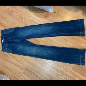 High waist wide leg jeans
